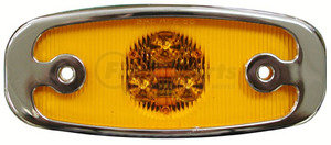 V133XA by PETERSON LIGHTING - 133 Series Piranha&reg; LED Clearance/Side Marker Light - Amber with Chrome Bezel, 3-Diode