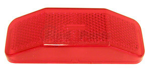V2547-15R by PETERSON LIGHTING - 2547-15 Clearance/Side Marker with Reflex Replacement Lenses - Red Replacement Lens