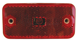 V2548R by PETERSON LIGHTING - 2548 Clearance/ Marker Light With Reflex - Red