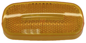 V2549-15A by PETERSON LIGHTING - 2549-15 Clearance/Side Marker with Reflex Replacement Lenses - Amber Replacement Lens