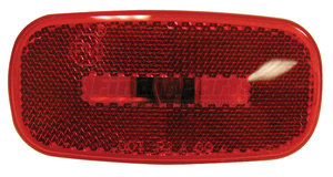 V2549R by PETERSON LIGHTING - 2549 Clearance/ Marker Light With Reflex - Red