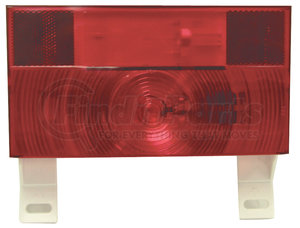 V25913 by PETERSON LIGHTING - 25913/25914 RV Stop, Turn, and Tail and License Light with Reflex - Red with License Light & Bracket
