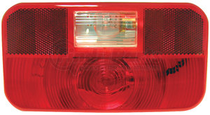 V25922 by PETERSON LIGHTING - 25921/25922 RV Stop, Turn, and Tail Light with Reflex - Red with Back-Up Light