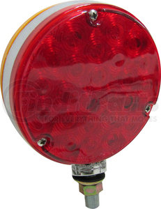 V338-2 by PETERSON LIGHTING - LED Park & Turn, Round, Double-Face, 4.20", amber + red, Viz Pack