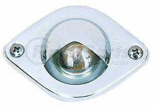 V437 by PETERSON LIGHTING - 437 Chrome License Plate/Utility Light - Clear