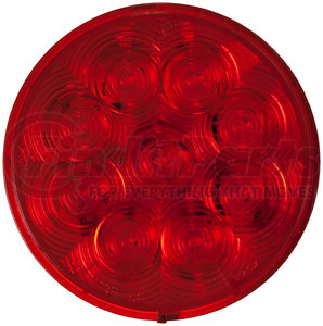 M817R-9 by PETERSON LIGHTING - 817R-9/818R-9 LumenX® 4" Round LED Stop, Turn and Tail Lights, AMP - Red Grommet Mount