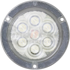 M829C-7 by PETERSON LIGHTING - 829C-7 LumenX® 4" Round LED Back-Up Light with Reflex - Clear, Back-Up Light