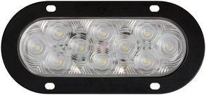 M822C-10 by PETERSON LIGHTING - 821-10/822-10 LumenX® Oval Back-Up Light - Flange Mount