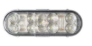 M63347 by MAXXIMA - Backup Light, 9 LED, 6x3", Oval, White