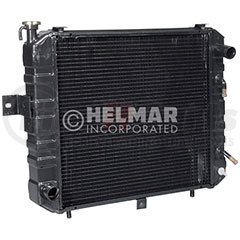 4968968 by KALMAR - Radiator - 17-3/4 H x 16-3/4 W Core, 6 Flat Fin, 8" CTRS Oil Cooler