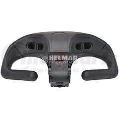 5241390-06 by YALE - Forklift Steering Control Handle - Upper and Lower, Black, with Switch Cut-outs