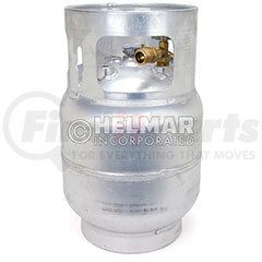 4460A by UNIVERSAL PRODUCTS - Liquid Propane Gas (LPG) Fuel Tank - 20 lb, Aluminum, 17.9 Liters, 19.875 Inches Height