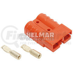 6331G12 by ANDERSON POWER PRODUCTS - CONNECTOR W/CONTACTS (SB50 #10 ORANGE)