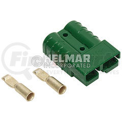 6331G9 by ANDERSON POWER PRODUCTS - CONNECTOR W/CONTACTS (SB50 #6 GREEN)