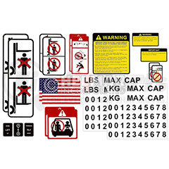 DECAL-KIT-USA by THE UNIVERSAL GROUP - UNIVERSAL DECAL KIT