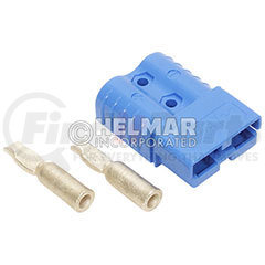Anderson Power 6801G3 Battery Connector CONNECTOR W/CONTACTS (SB120 #6 BLUE)