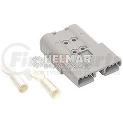 6340G1 by ANDERSON POWER PRODUCTS - CONNECTOR W/CONTACTS (SBX350 2/0 GRAY)