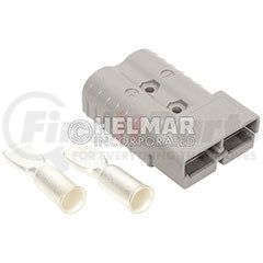 6340G2 by ANDERSON POWER PRODUCTS - CONNECTOR W/CONTACTS (SBX350 3/0 GRAY)