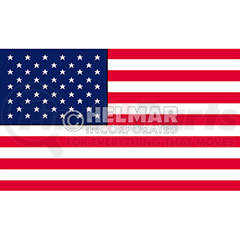 FLAG-USA by THE UNIVERSAL GROUP - DECAL (USA FLAG)