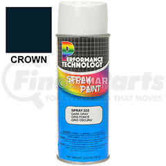 SPRAY-335 by CROWN - SPRAY PAINT (12OZ DARK GREY)