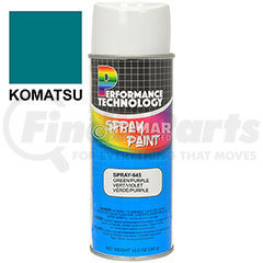 SPRAY-645 by KOMATSU - SPRAY PAINT (12OZ GREEN/BLUE)