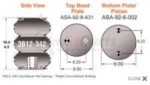 AS0048-3C by WATSON & CHALIN - Air Spring