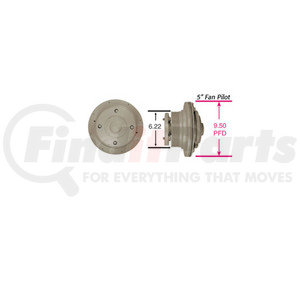 RF791018X by HALDEX - FAN CLUTCH CUMNS L1