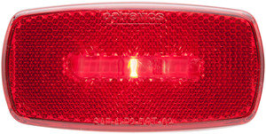 MCL0032RBB by OPTRONICS - Red marker/clearance light with reflex