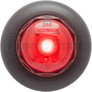 MCL10RKB by OPTRONICS - Red 3/4” LED non-directional marker/clearance light with A11GB grommet