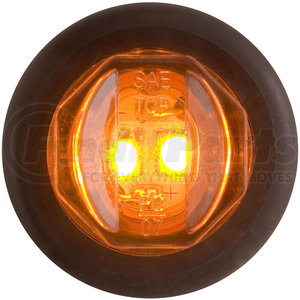 MCL11AKB by OPTRONICS - Yellow 3/4" PC rated marker/clearance light with A11GB grommet