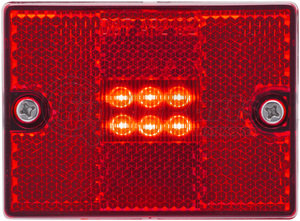MCL36RB by OPTRONICS - Red marker/clearance light with reflex