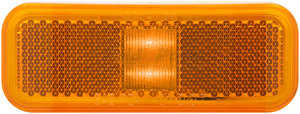 MCL40AB by OPTRONICS - 2-LED yellow marker/clearance light with reflex