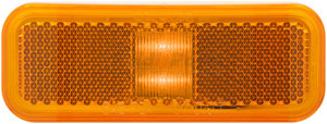 MCL40AB by OPTRONICS - 2-LED yellow marker/clearance light with reflex