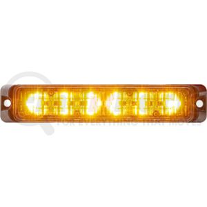 SLL15AC1B by OPTRONICS - Warning Light Assembly - 12-24V Amber LED, 5.1 in., Bolt-On Mount