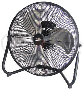 ATD Tools 30320A Shop Fan 20" High Velocity Floor Fan, 3-Speed, 120V 130W, 360-Degree Tilt, 3 Aluminum Blades