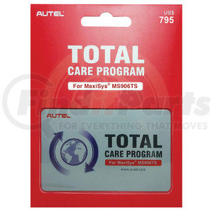 MS906TS1YRUP by AUTEL - MaxiSYS MDS906TS One Year Total Care Program (TCP) Subscription & Warranty Card