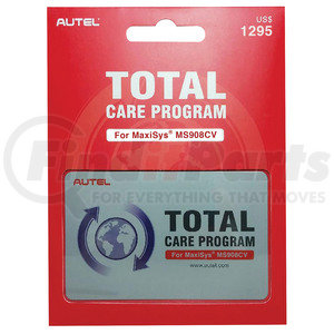 MS908CV1YRUP by AUTEL - MaxiSYS MS908CV One Year Total Care Program (TCP) Subscription & Warranty Card