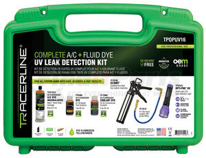 TPOPUV16 by TRACERLINE - Complete A/C & Fluid Dye UV Leak Detection Kit