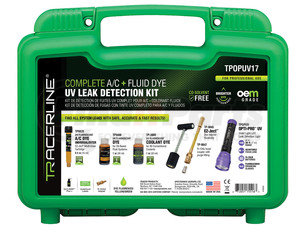 TPOPUV17 by TRACERLINE - Complete A/C & Fluid Dye UV Leak Detection Kit