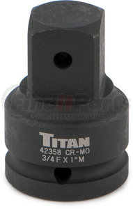 42358 by TITAN - 3/4in F to 1in M Impact Socket Adaptor