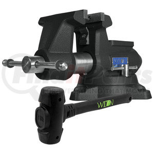28811DB by WILTON - Wilton Special Edition 855M Pro Vise and Hammer Kit in. Black Finish