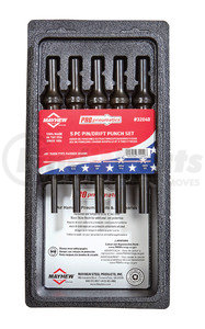 32040 by MAYHEW TOOLS - Pneumatic Pin/Drift Punch Set - 5-Piece, .401 Parker Turn-Type Shank