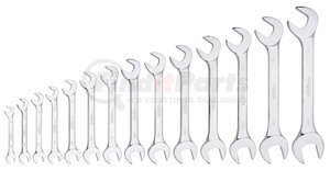 99400 by PLATINUM - 14 Pc. SAE Full Polished Angle Wrench Set (15° & 60°)