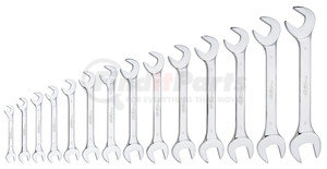 99420 by PLATINUM - 14 Pc. Metric Full Polished Angle Wrench Set (15° & 60°)