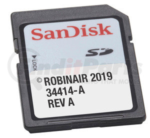 Robinair 34414-A R1234YF VEHICLE A/C CAPACITIES DATABASE - 2019