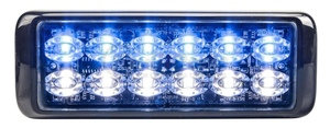 MPS1200U-BB by FEDERAL SIGNAL - Multi-Purpose Warning Light - MicroPulse Ultra, Single Color, Blue, 12-LED