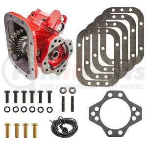 WA20-08-7000 by WORLD AMERICAN - Power Take Off (PTO) Assembly - Air Shift, 8 Bolt, 3 Ratio, Direct Mount, without Control