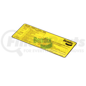 Bendix Abs Code Sticker Trailer ABS: TABS-6 & BR9235 parts for Heavy Duty Trucks, Medium Duty ...