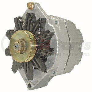 334-2114 by ACDELCO - Alternator - Remanufactured, 63A, with 1V Pulley, 66mm Pulley, External Fan, CW Rotation