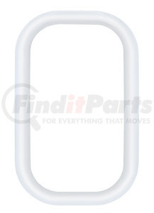 40946B by UNITED PACIFIC - Window Trim - Exterior View, Chrome, without Adhesive, for 1989-2010 Freightliner Classic